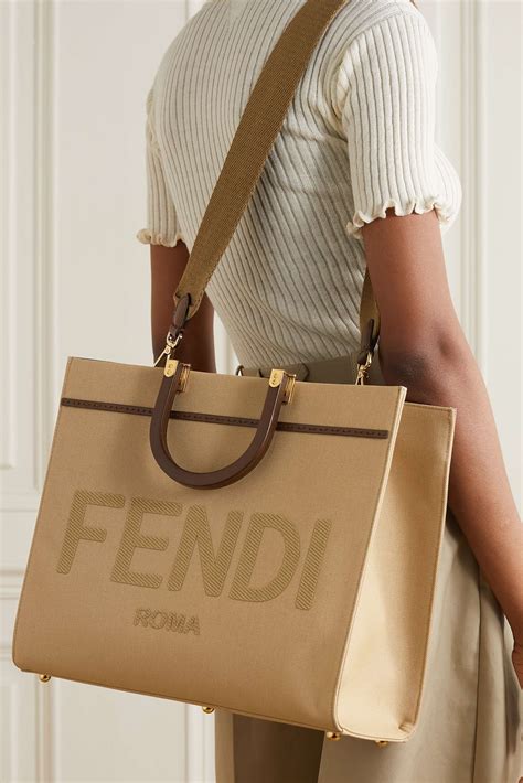 fendi sunshine tote bag small|Fendi sunshine medium vs large.